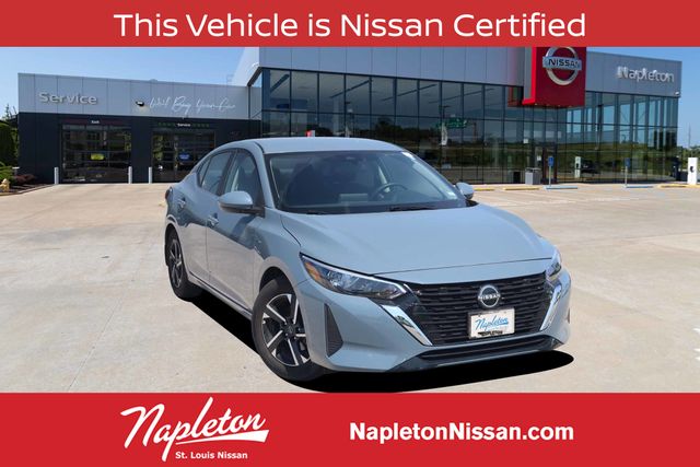 Atlantic Gray Metallic 2025 Nissan Sentra Sedan Front-Wheel Drive Continuously Variable Transmission