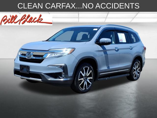 Gray Pearl 2022 Honda Pilot Touring AWD with Rear Captain's Chairs SUV / Crossover All-Wheel Drive 9-Speed Automatic