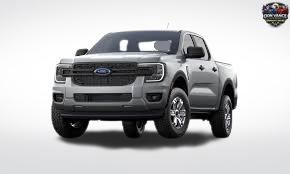 Silver Metallic 2024 Ford Ranger Pickup Truck Four-Wheel Drive Automatic