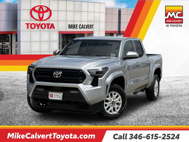 Celestial Silver Metallic 2024 Toyota Tacoma Pickup Truck Four-Wheel Drive 8-Speed Automatic