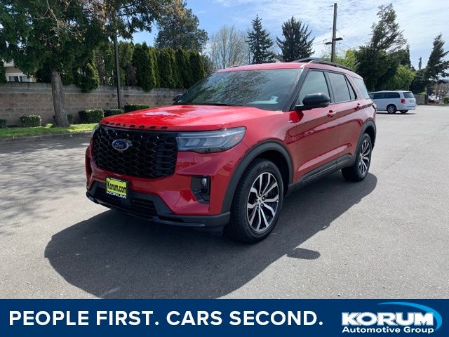 Rapid Red Metallic TC 2025 Ford Explorer ST-Line AWD SUV / Crossover All-Wheel Drive Automatic