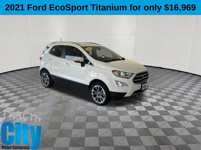 Diamond White 2021 Ford EcoSport SUV / Crossover All-Wheel Drive 6-Speed Automatic