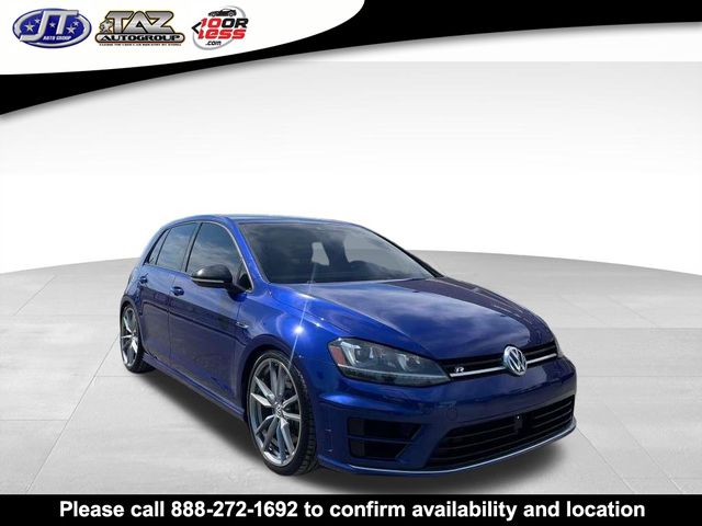 Blue 2017 Volkswagen Golf R 4-Door AWD with DCC and Navigation Hatchback All-Wheel Drive 6-Speed Manual