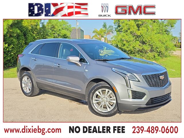 Gray (Steel Metallic) 2021 Cadillac XT5 SUV / Crossover Front-Wheel Drive 9-Speed Automatic