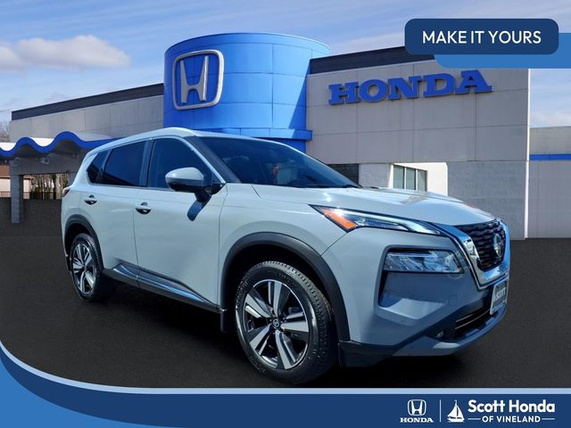 Boulder Gray Pearl 2021 Nissan Rogue SUV / Crossover All-Wheel Drive Continuously Variable Transmission