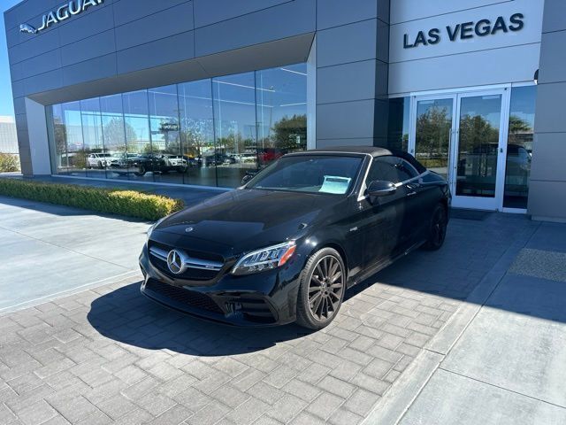 Black 2021 Mercedes-Benz C-Class Convertible All-Wheel Drive 9-Speed Automatic