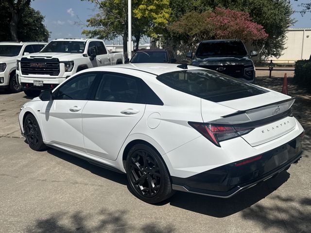 2025 Hyundai Elantra N Line White at Emmons Autoplex