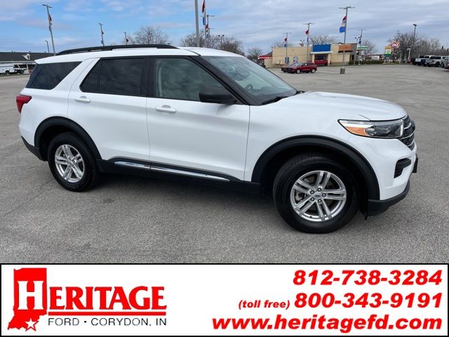 Oxford White 2023 Ford Explorer SUV / Crossover All-Wheel Drive Automatic