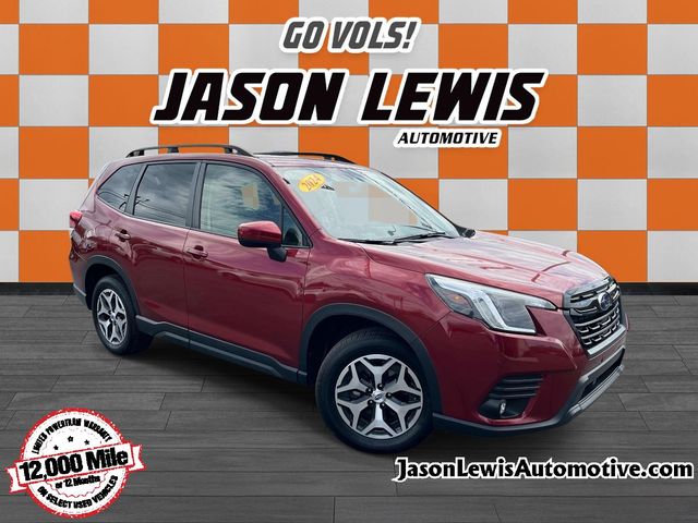 Crimson Red Pearl 2024 Subaru Forester Premium Crossover AWD SUV / Crossover All-Wheel Drive Continuously Variable Transmission