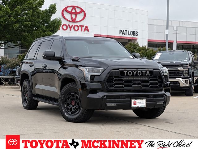 Midnight Black Metallic 2024 Toyota Sequoia TRD Pro 4WD SUV / Crossover Four-Wheel Drive Automatic