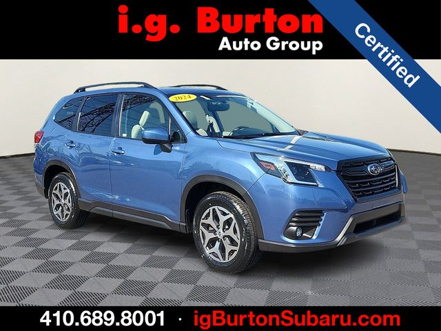 Horizon Blue 2024 Subaru Forester SUV / Crossover All-Wheel Drive Continuously Variable Transmission