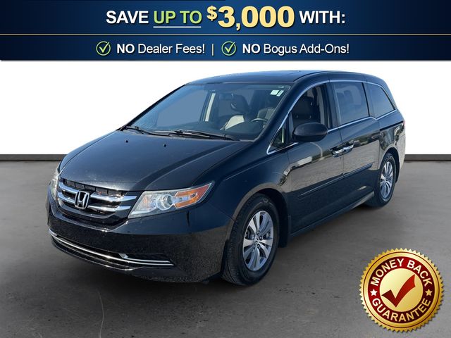 Black 2015 Honda Odyssey EX-L FWD Minivan Front-Wheel Drive 6-Speed Automatic