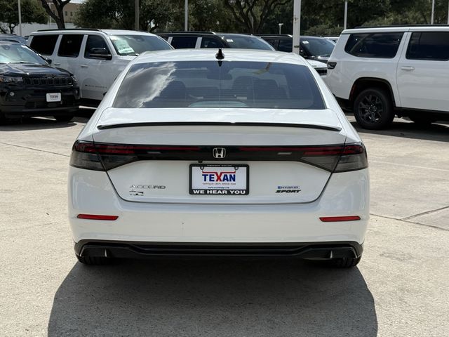 2024 Honda Accord Hybrid Sport-L White at DeMontrond Gulf Freeway