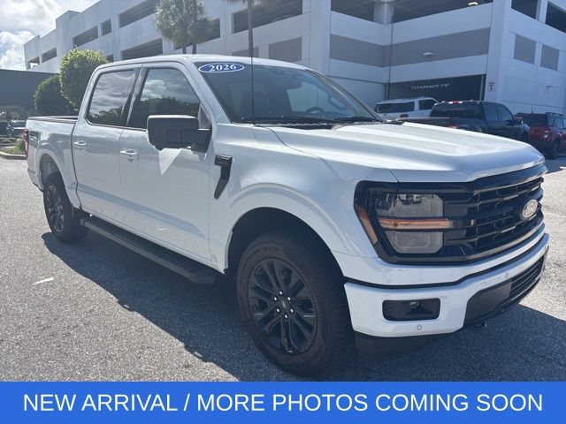 Oxford White 2026 Ford F-150 XLT SuperCrew 4WD Pickup Truck Four-Wheel Drive Automatic