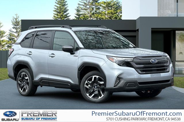 Ice Silver Metallic 2026 Subaru Forester Hybrid Premium AWD SUV / Crossover All-Wheel Drive Continuously Variable Transmission