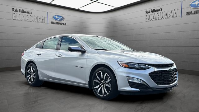 Silver Ice Metallic 2020 Chevrolet Malibu Sedan Front-Wheel Drive Continuously Variable Transmission