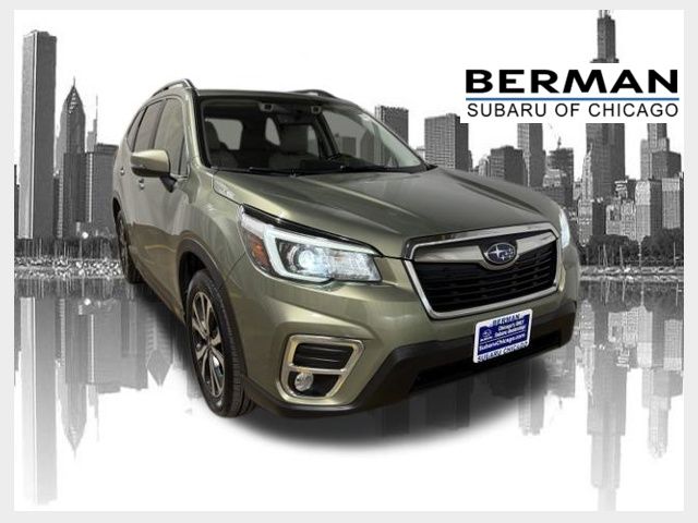 Jasper Green Metallic 2019 Subaru Forester SUV / Crossover All-Wheel Drive Continuously Variable Transmission