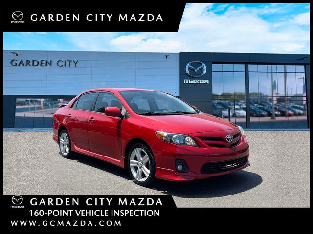 Barcelona Red Metallic 2013 Toyota Corolla S Sedan Front-Wheel Drive 4-Speed Automatic