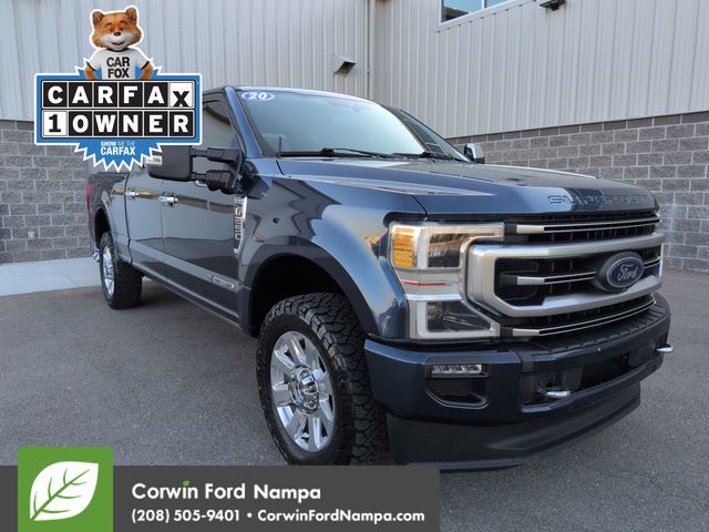 Blue Jeans Metallic 2020 Ford F-250 Super Duty Pickup Truck Four-Wheel Drive Automatic