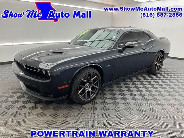 Gray (Maximum Steel Metallic Clearcoat) 2018 Dodge Challenger Coupe Rear-Wheel Drive 8-Speed Automatic