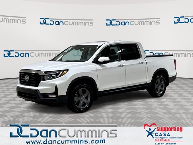 White 2023 Honda Ridgeline RTL-E AWD Pickup Truck All-Wheel Drive 9-Speed Automatic