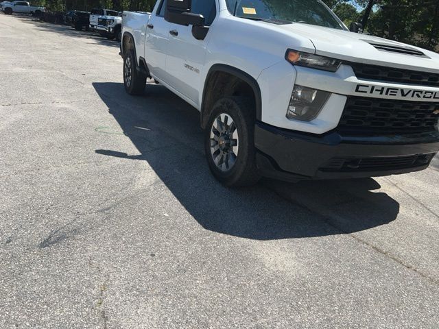 Summit White 2022 Chevrolet Silverado 2500HD Custom Crew Cab 4WD Pickup Truck Four-Wheel Drive 6-Speed Automatic