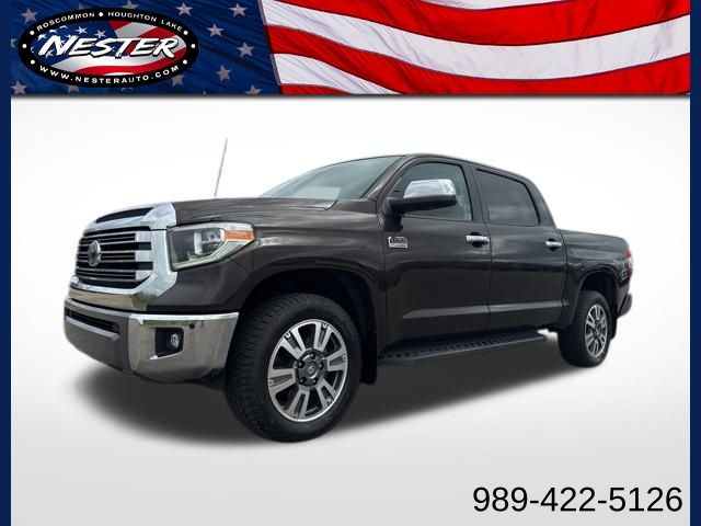 Brown 2019 Toyota Tundra 1794 Edition CrewMax 5.7L 4WD Pickup Truck Four-Wheel Drive 6-Speed Automatic