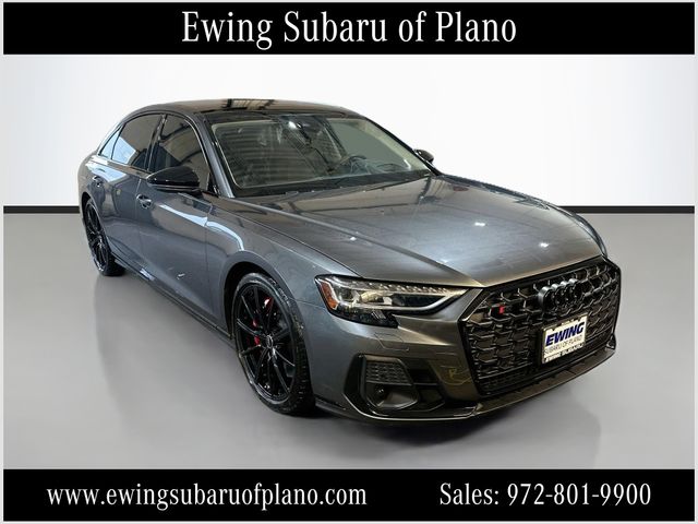 Daytona Gray Pearl Effect 2023 Audi S8 Sedan All-Wheel Drive 8-Speed Automatic
