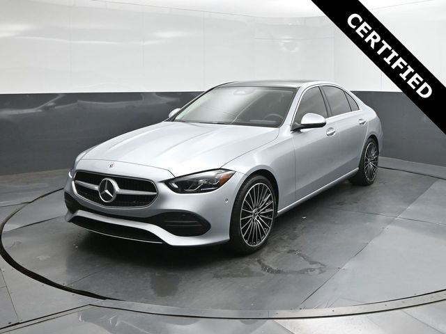 Cirrus Silver Metallic 2026 Mercedes-Benz C-Class C 300 RWD Sedan Rear-Wheel Drive 9-Speed Automatic