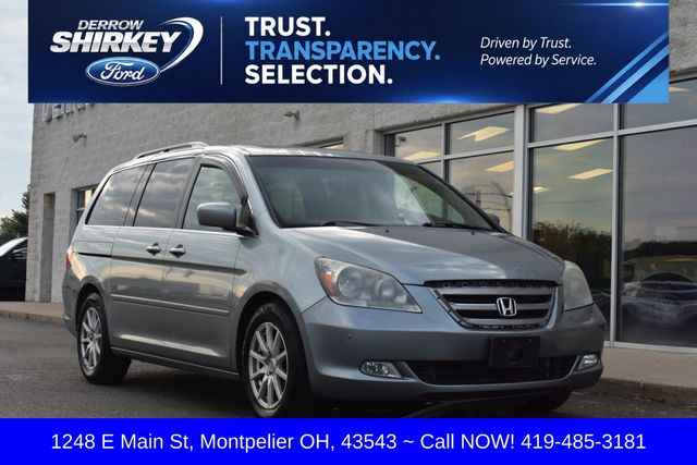 Blue 2007 Honda Odyssey Minivan Front-Wheel Drive 5-Speed Automatic Overdrive