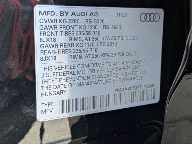 new 2026 Audi Q3 car, priced at $51,105