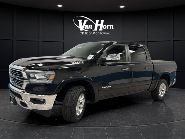 Used 2022 Diamond Black Crystal Pearlcoat Ram Laramie image 7