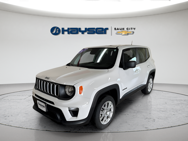 Alpine White Clearcoat 2023 Jeep Renegade SUV / Crossover Four-Wheel Drive 9-Speed Automatic