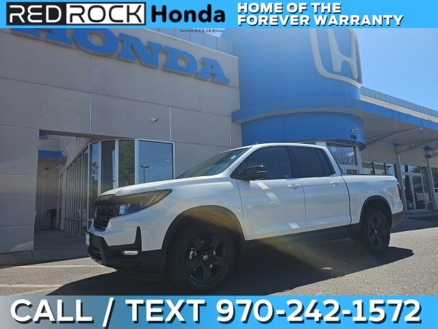 Platinum White Pearl 2026 Honda Ridgeline Black Edition AWD Pickup Truck All-Wheel Drive 9-Speed Automatic