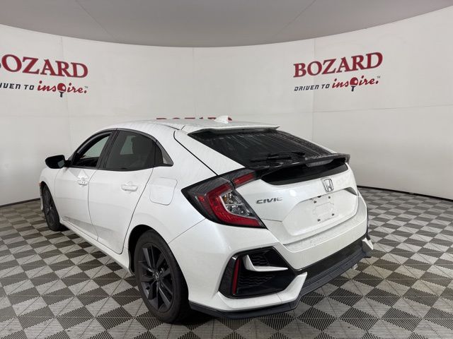 2020 White Honda Civic Hatchback EX FWD Hatchback