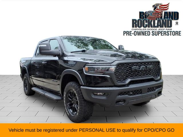 Diamond Black 2025 RAM 1500 Pickup Truck Four-Wheel Drive 8-Speed Automatic
