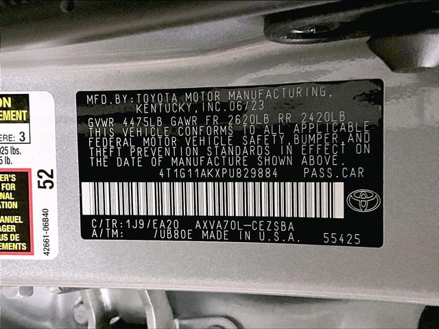2023 Toyota Camry SE Silver at Sutliff Volkswagen