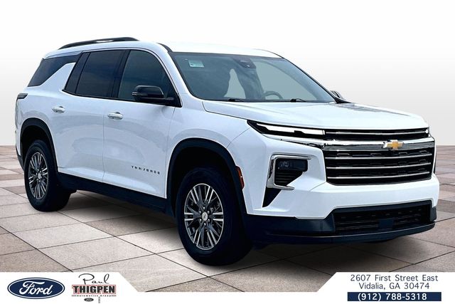 Summit White 2025 Chevrolet Traverse LT AWD SUV / Crossover Four-Wheel Drive 8-Speed Automatic