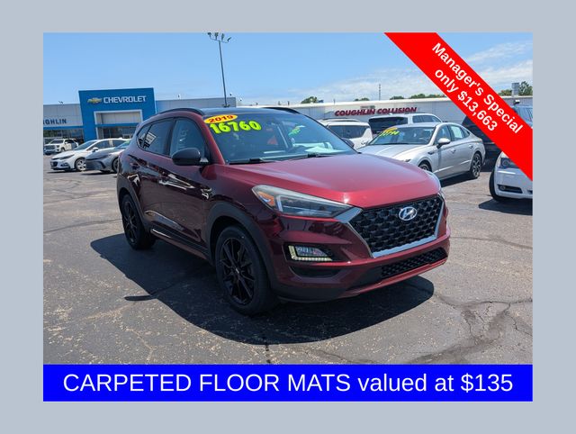 Gemstone Red 2019 Hyundai Tucson SUV / Crossover Front-Wheel Drive 6-Speed Automatic