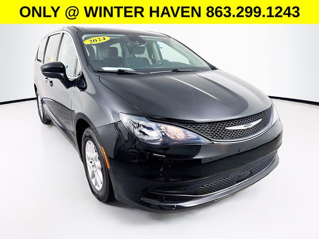 Diamond Black 2024 Chrysler Voyager LX FWD Minivan Front-Wheel Drive 9-Speed Automatic