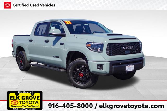 Lunar Rock 2021 Toyota Tundra Pickup Truck Four-Wheel Drive 6-Speed Automatic