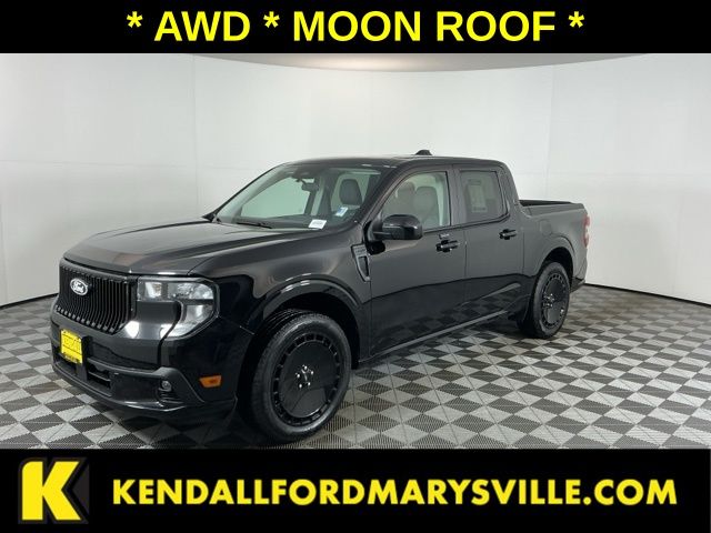 Shadow Black 2025 Ford Maverick Pickup Truck All-Wheel Drive 7-Speed Automatic