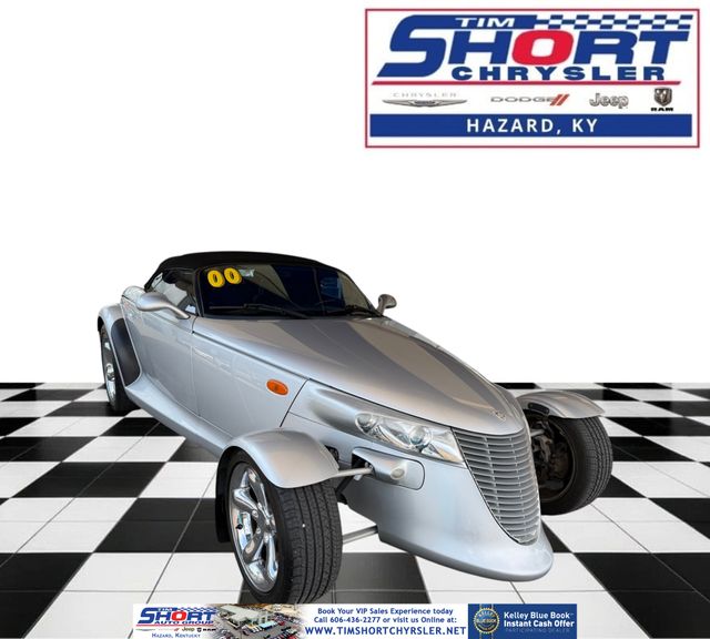Silver 2000 Plymouth Prowler Convertible Rear-Wheel Drive 4-Speed Automatic