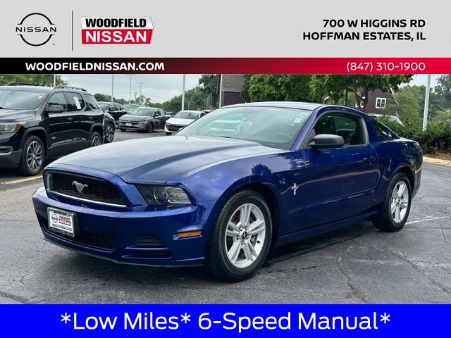 Blue Metallic 2014 Ford Mustang Coupe Rear-Wheel Drive 6-Speed Manual