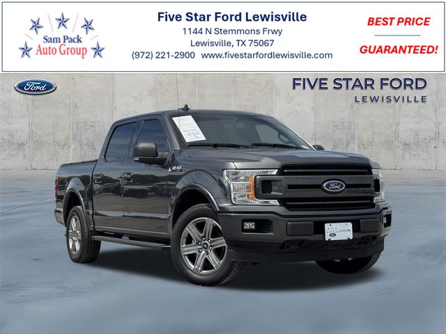 Gray (Magnetic Metallic) 2019 Ford F-150 XLT SuperCrew 4WD Pickup Truck Four-Wheel Drive Automatic