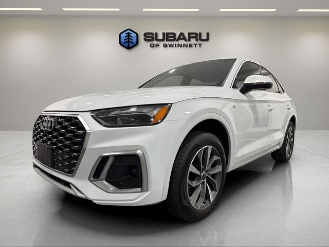 Glacier White 2023 Audi Q5 Sportback quattro Premium Plus S Line 45 TFSI AWD Sedan All-Wheel Drive 7-Speed Automatic