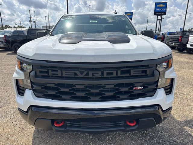 2026 Chevrolet Silverado 1500 Custom Trail Boss White at Supreme Chevrolet of Gonzales