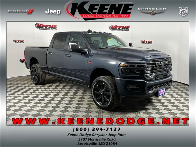 Forged Blue Metallic 2026 RAM 3500 Laramie Crew Cab 4WD Pickup Truck Four-Wheel Drive 8-Speed Automatic