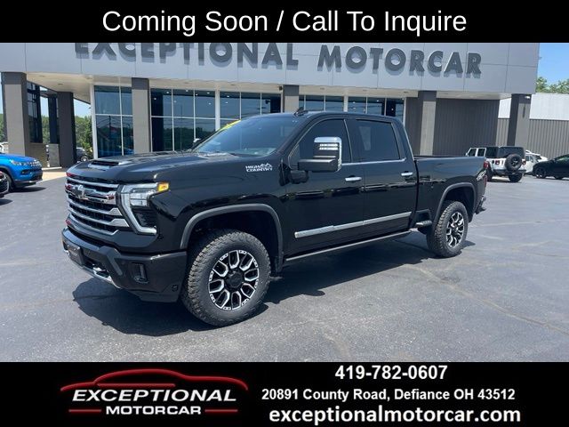 Black 2024 Chevrolet Silverado 2500HD Pickup Truck Four-Wheel Drive Automatic