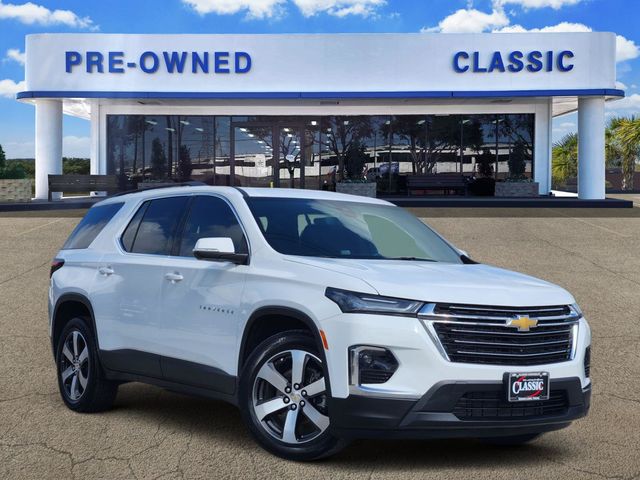 2023 Chevrolet Traverse LT Leather White at DeMontrond Gulf Freeway